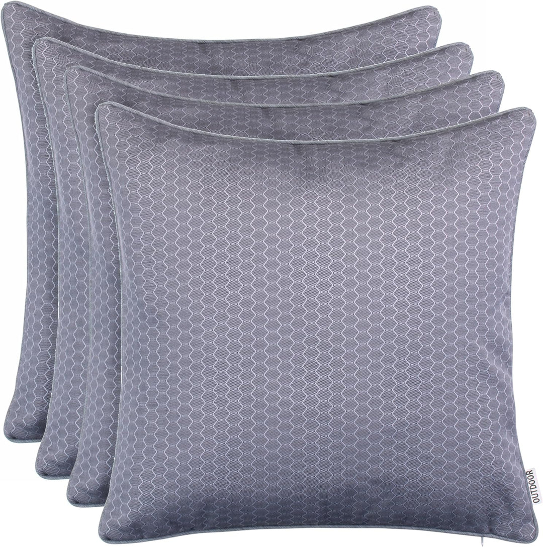 Brandsseller Outdoor Garten Kissen Dekokissen Wabenoptik Schmutz- und Wasserabweisend mit Reissversc