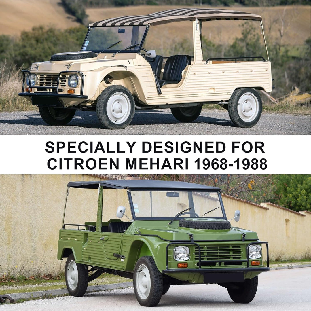 Autoabdeckung Passend für Citroen Mehari 1968-1988, wasserdichte Vollgarage Autoplane mit Reissversc