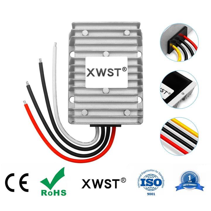 XWST DC DC 20-90V 24V36V48V60V72V auf 12V Buck Spannungswandler 20A 240W Wechselrichter Auto Netztei