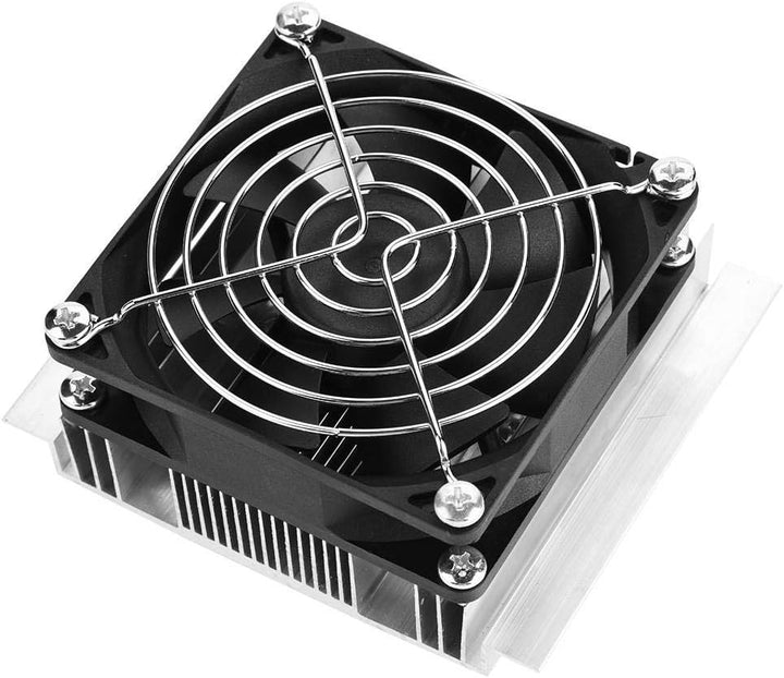 12V Thermoelektrischer Peltier Kühler Semiconductor Refrigeration mit Lüfter Halbleiter-Kühler, Elek