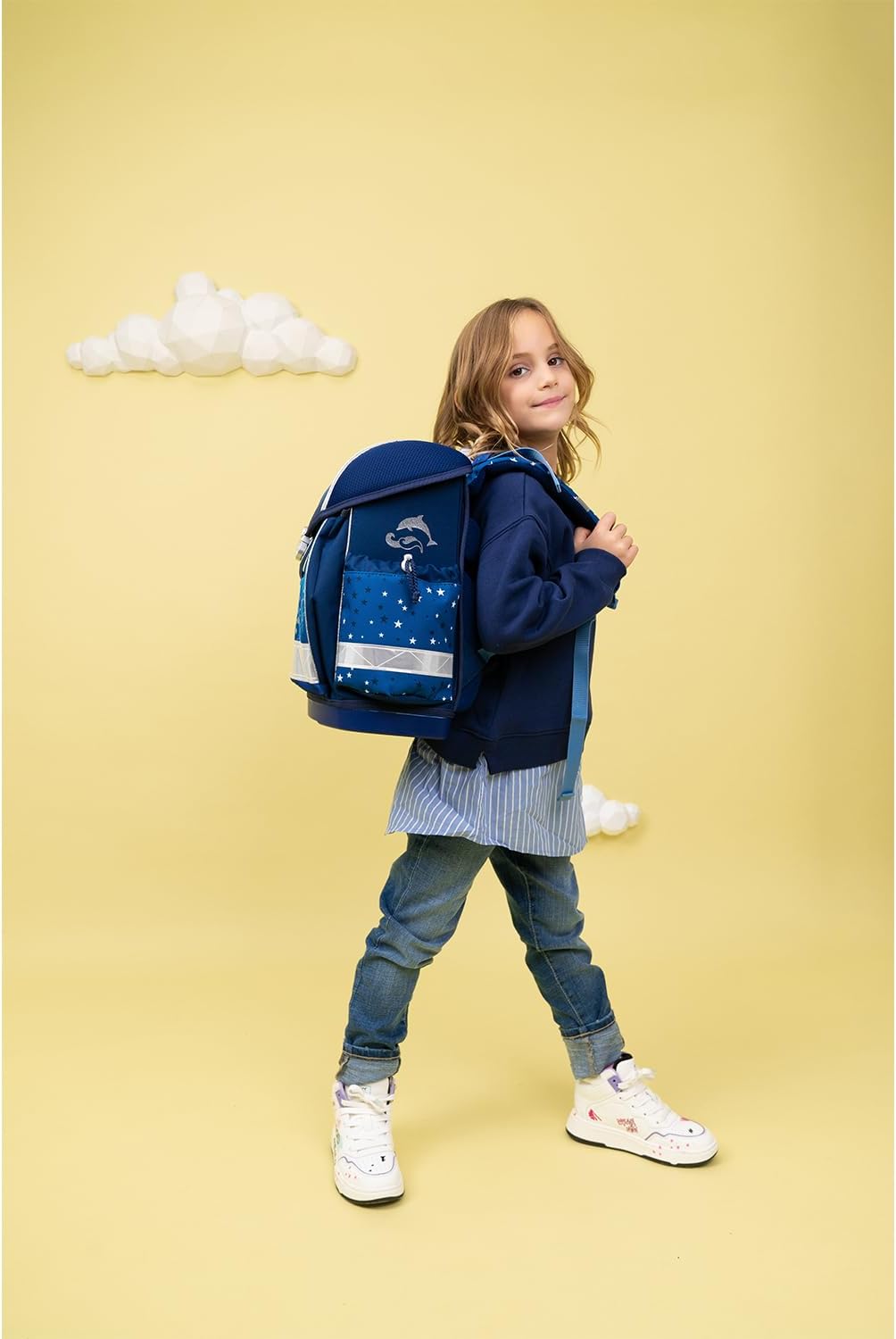 Belmil 403-13/AG/S Schulranzen Set 4 - teilig (Dolphins)