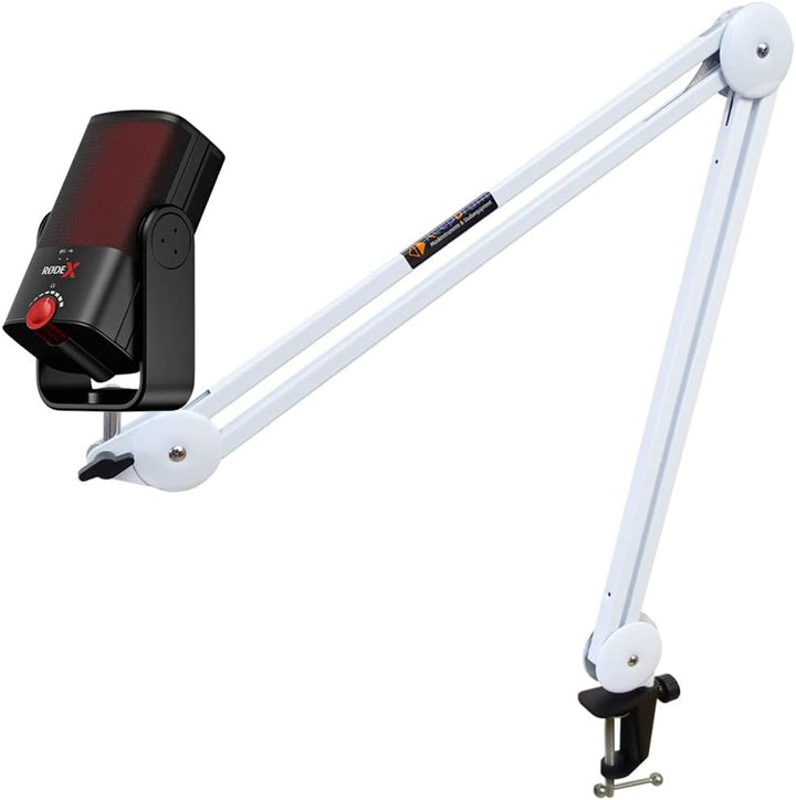 Rode X XCM-50 USB-Kondensatormikrofon + keepdrum MS138 Gelenkarm-Stativ Weiss