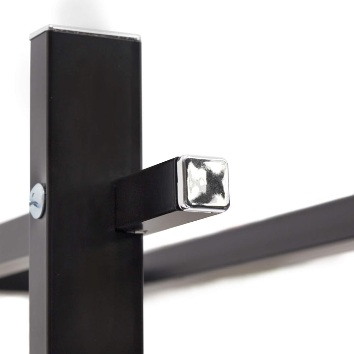 Relaxdays Handtuchständer mit 2 Handtuchstangen in U-Form HBT 82 x 44 x 28 cm Handtuchhalter stehend