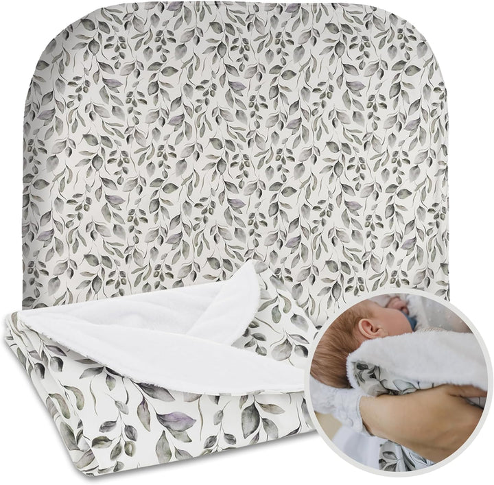 MIMUSELINA Babydecke Baumwolle - Super Warme Baby Blanket für Winter und Herbst - Kuscheldecke Baby