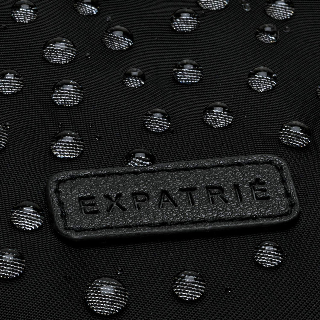 Expatrié Bauchtasche Damen Schwarz - Justine - Brusttasche für Reise, Festival & Sport - Stylische B