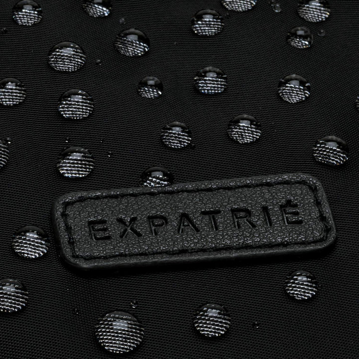 Expatrié Bauchtasche Damen Schwarz - Justine - Brusttasche für Reise, Festival & Sport - Stylische B