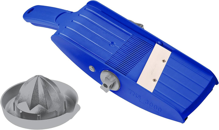 TNS 3000 TNS 3000 Blauer Gemüseschneider, Multi-Reibe, Reibe, Zitruspresse, Frites-Maker