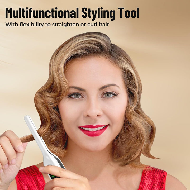 SUNMAY Voga Mini Glätteisen Kabellos für kurzes Haar, Bleistift Glätteisen für Pixie Cut, tragbarer