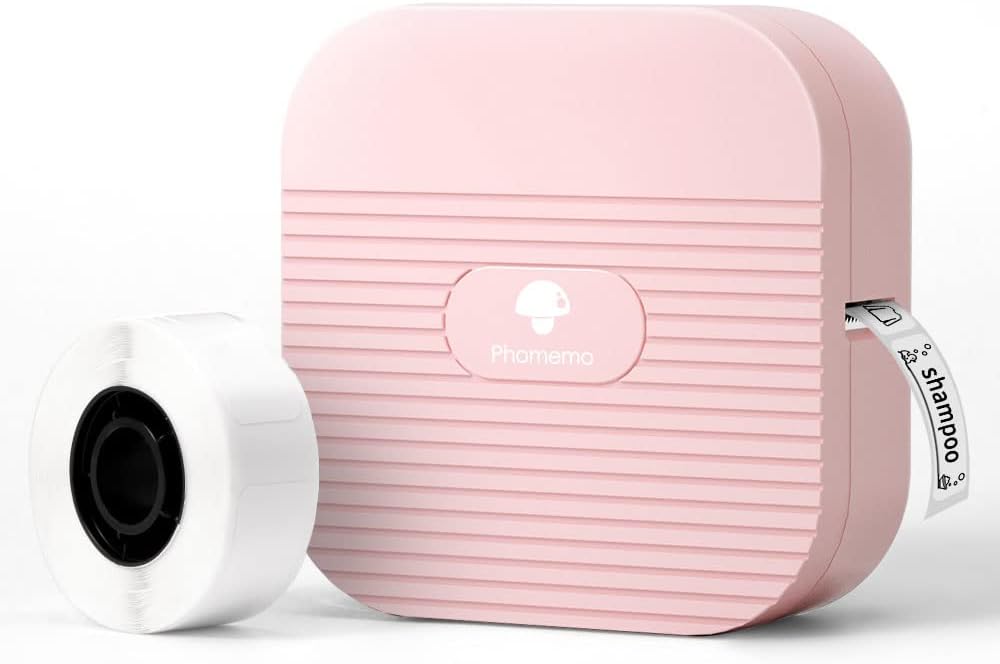 Phomemo Q31 Etikettendrucker, Mini Etikettiergerät Bluetooth, Beschriftungsgerät Selbstklebend 203dp