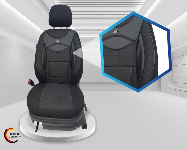 BREMER SITZBEZÜGE Mass Auto Schonbezüge kompatibel mit VW Polo 6R / 6C Fahrer & Beifahrer Set ab 200