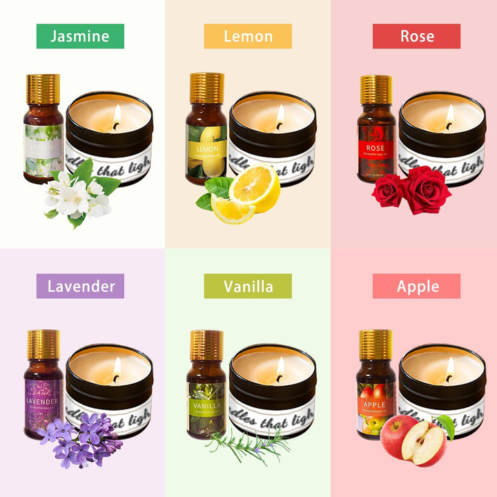 LINGQIAN Soja-Kerzen-Herstellungsset mit elektrischem Wachsschmelzer, Kerzenherstellung für Anfänger