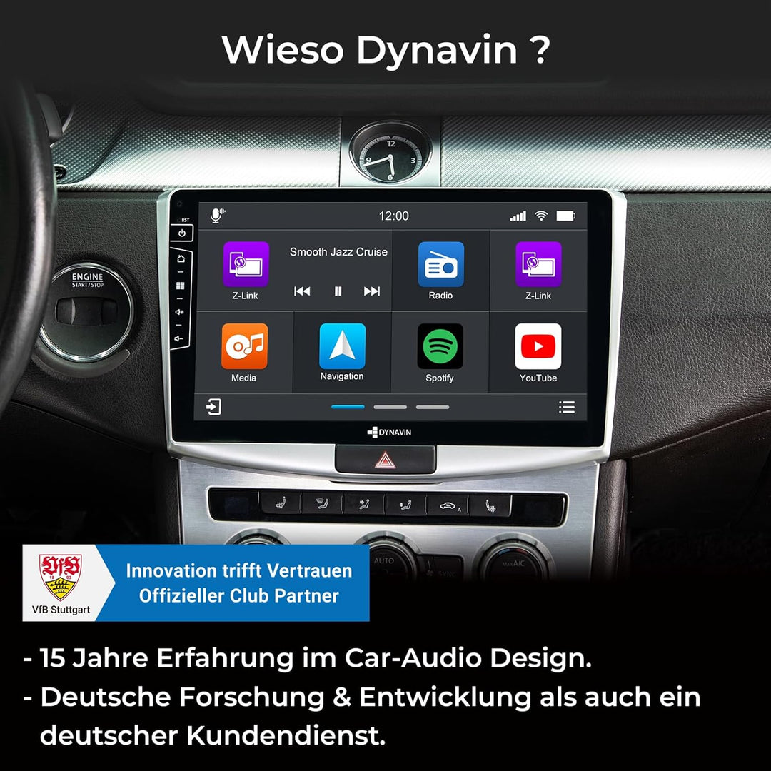 DYNAVIN Android Autoradio Navi für VW Passat B7 CC, mit 4 * 100W DSP Verstärker | DAB+ Radio; Kompat