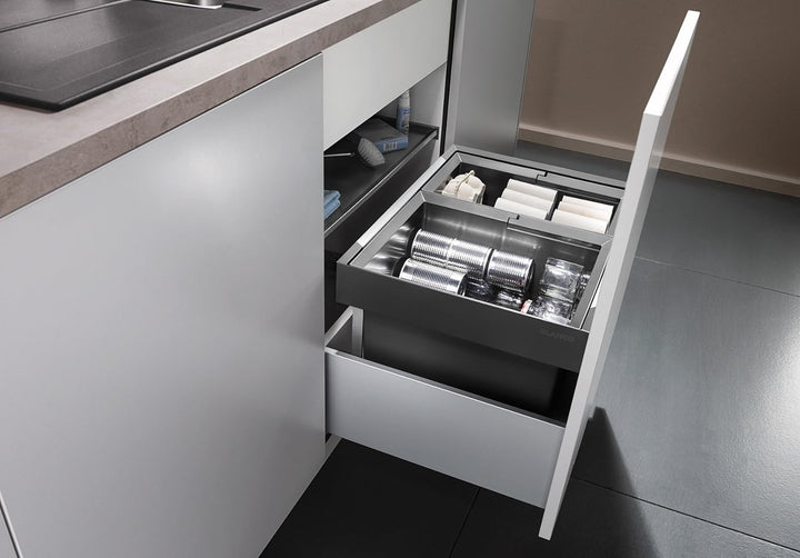 BLANCO Flexon II 30/1, Abfallsystem für die Mülltrennung in der Küche, mit einem Mülleimer (19 l), z