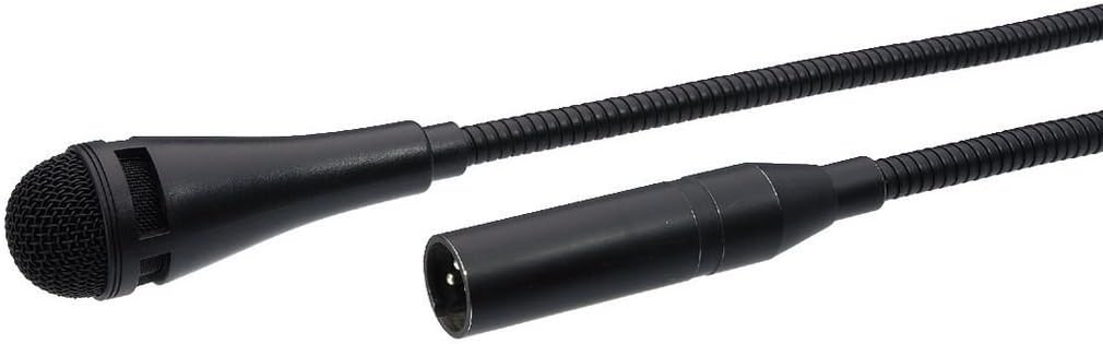 MONACOR DMG-450 Dynamisches Mikrofon (Schwanenhals), schwarz, 232620