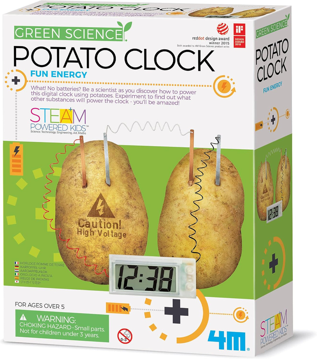 4M Green Science Potato Clock, Potato Clock