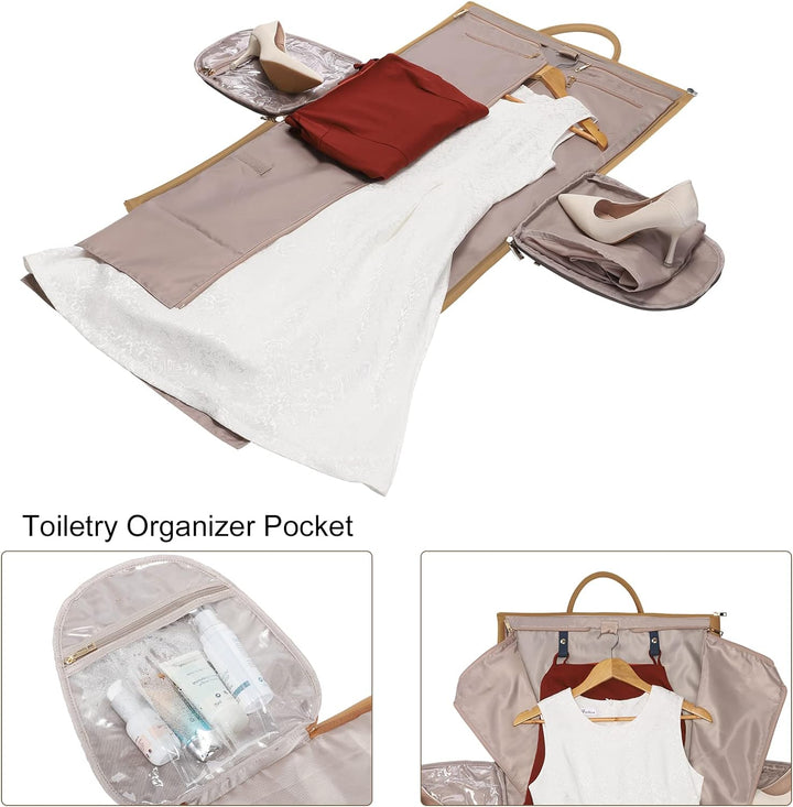 Modoker Damen-Kleidersack für Reisen, wasserdicht, Handgepäcktasche, Kleidersack – 2-in-1 zum Aufhän