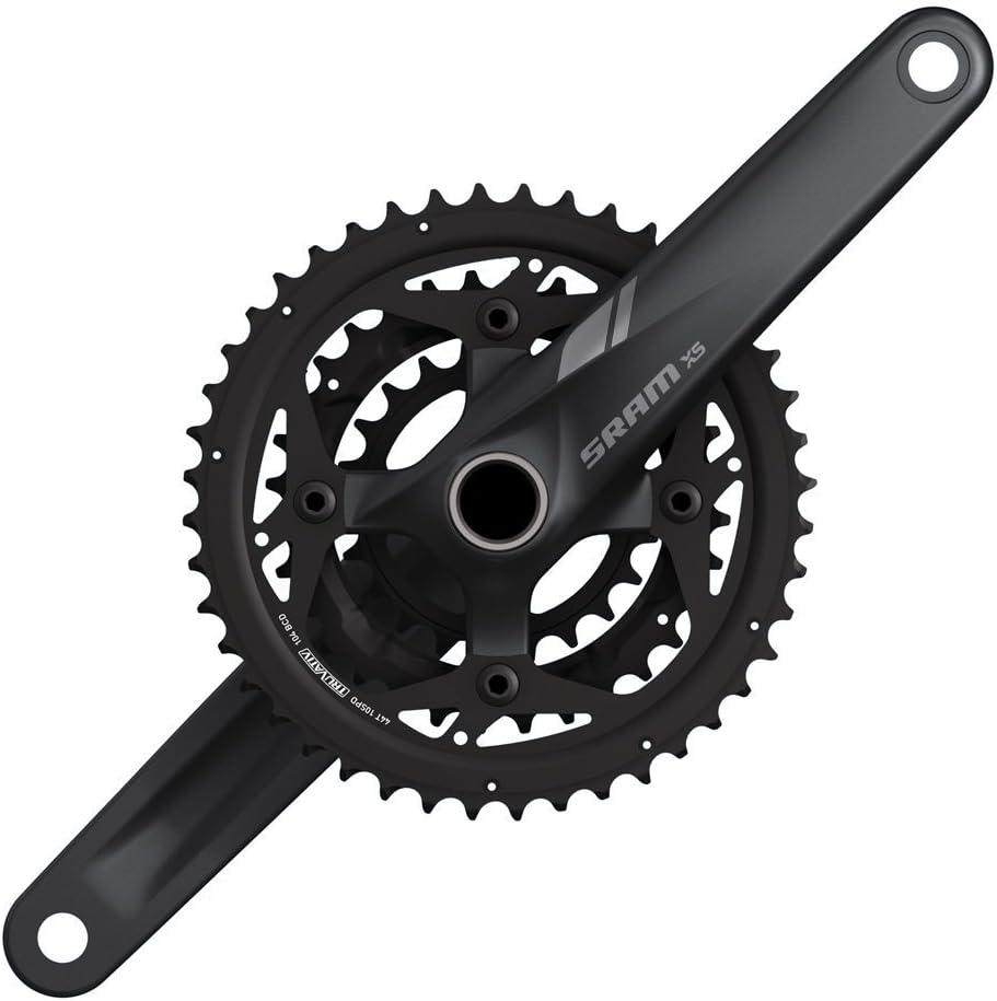 Sram Crank Kurbelgarnitur 9-fach Schwarz, 9-fach Schwarz