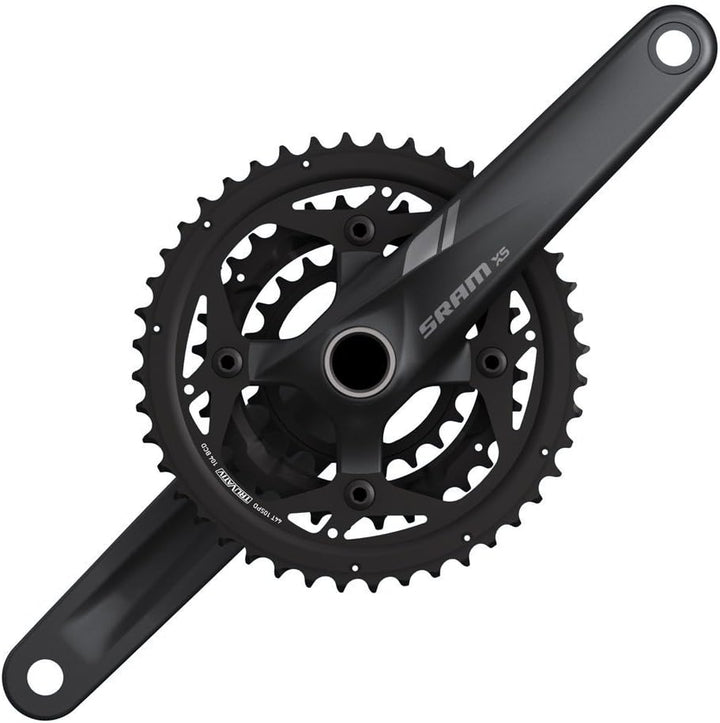 Sram Crank Kurbelgarnitur 9-fach Schwarz, 9-fach Schwarz