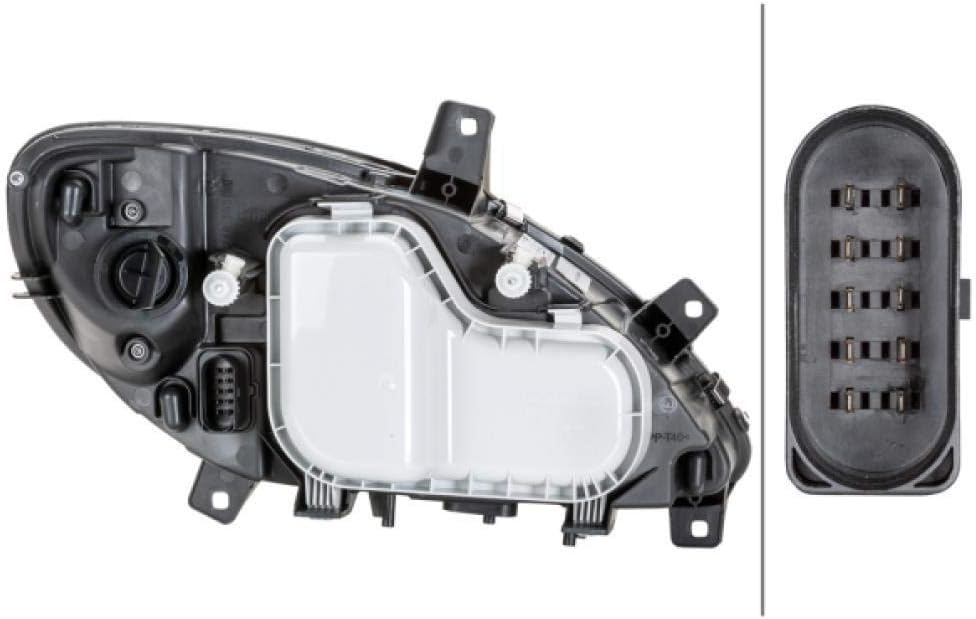 HELLA 1LG 246 041-031 Halogen-Hauptscheinwerfer - links - für u.a. Mercedes-Benz Vito / Mixto Box (W