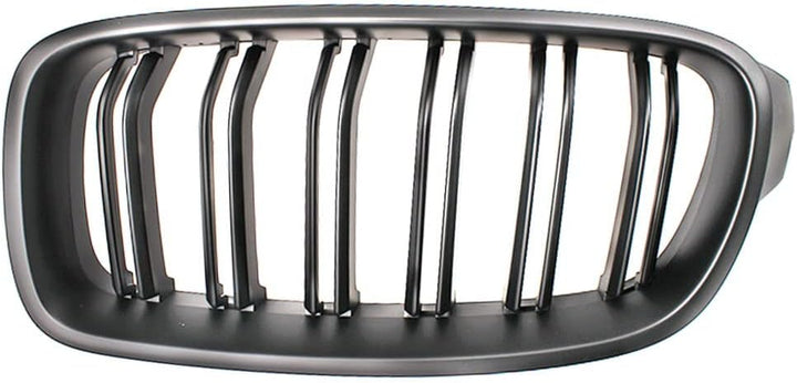 HZTWFC Sportgrill Grills Nierengitter Dual Slat Mattschwarzer Frontstossstangengrill für BMW 3er F30