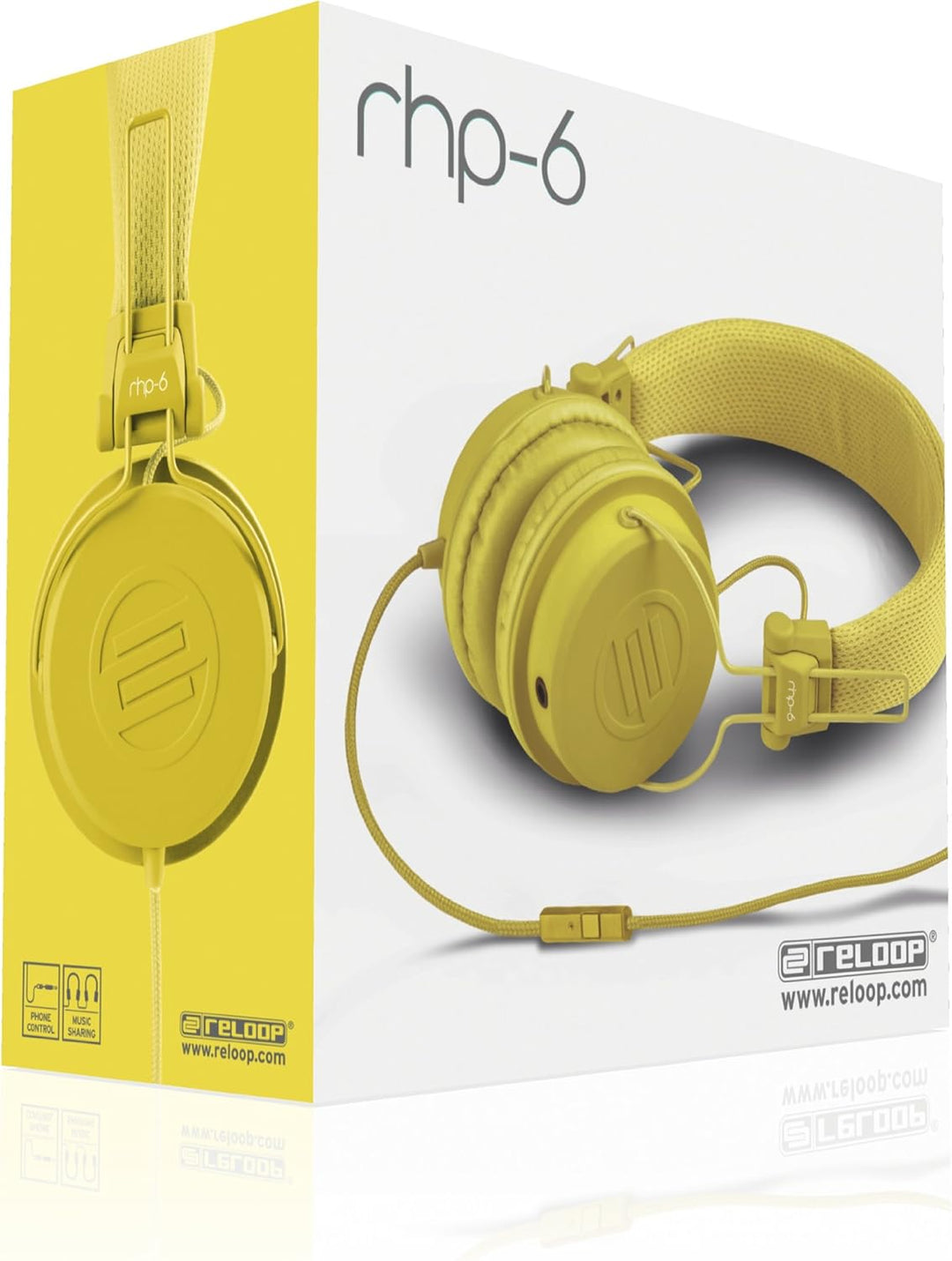 Reloop RHP-6 – DJ- und Lifestyle-Kopfhörer mit abgestimmten Sound, leichte Bauweise und sichere Pass