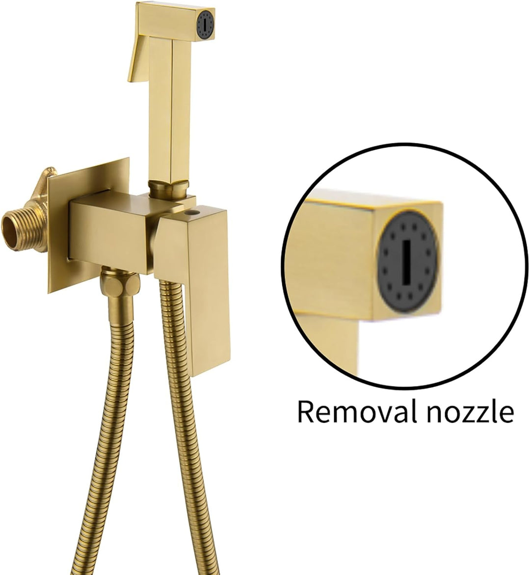 ESOP Bidet Handbrause Toilette Gebürstetes Gold Messing Bidet Handbrause Sprayer für Bidet Armaturen