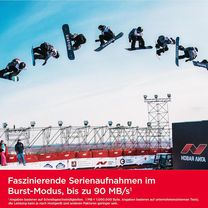 SanDisk Extreme PRO SDXC UHS-I Speicherkarte 128 GB (V30, Übertragungsgeschwindigkeit 200 MB/s, U3,