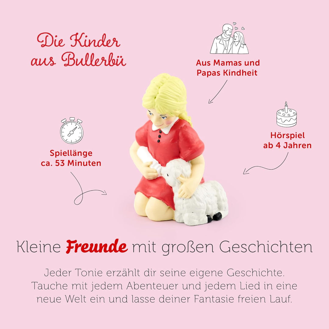 tonies Hörfiguren für Toniebox, Astrid Lindgren: Bullerbü – Immer lustig in Bullerbü, Hörbuch für Ki