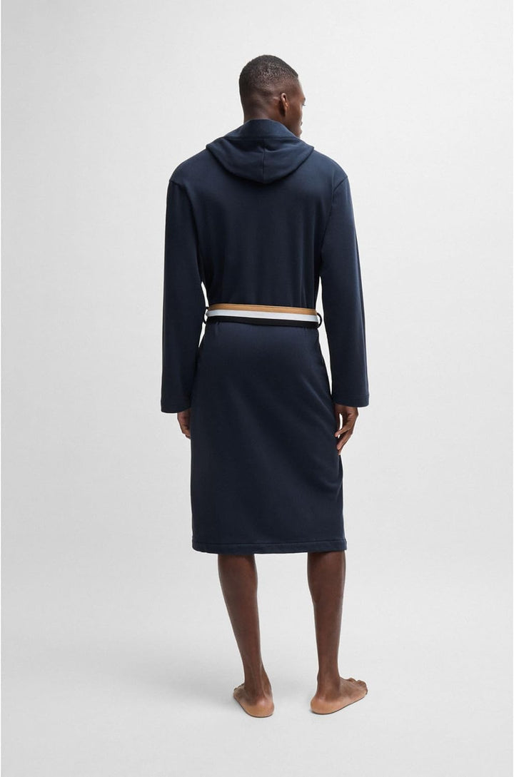 BOSS Bademantel Iconic F. Terry Robe S Dark Blue402, S Dark Blue402