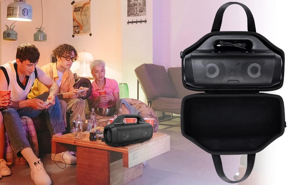 co2CREA case Hart Reise schutzhülle Etui Tasche für Anker Soundcore Motion Boom Bluetooth Lautsprech