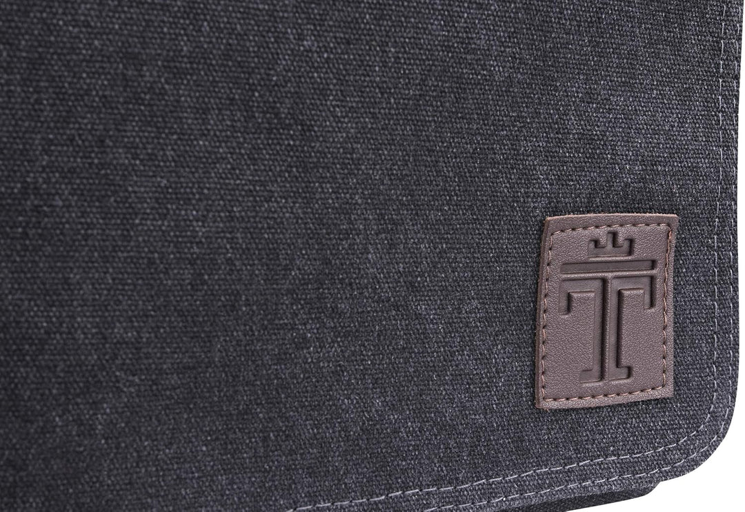 TRAVANDO Laptoptasche 14-16 Zoll Laptop Tasche Herren Umhรคngetasche Canvas Segeltuch Kuriertasche Me