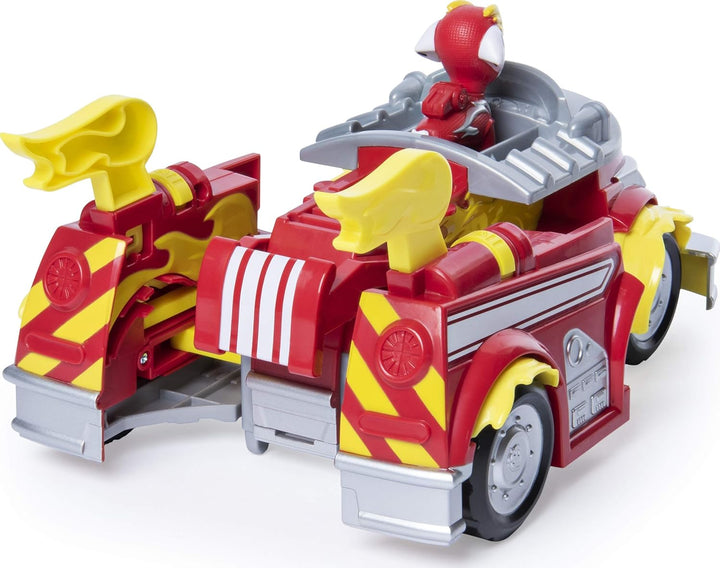 PAW PATROL 6053686 Mighty Pups Super Paws - Marshalls verwandlungsfähiges Powered Up Fahrzeug mit Fi