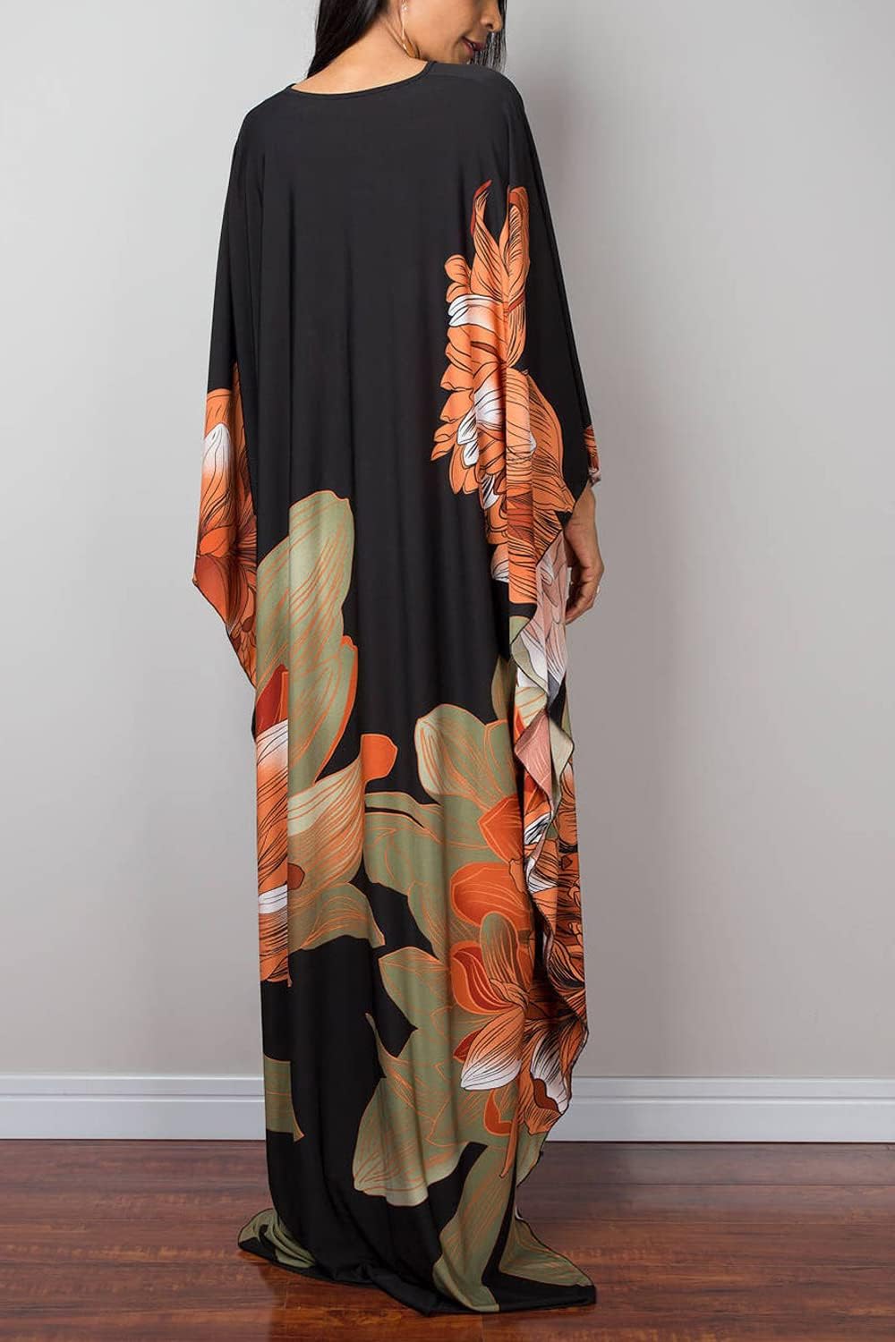 YouKD Frauen Sommer Lange Kaftan Maxi Bohemian Kleid Strand Vertuschungen Bikini Robe Loungewear One