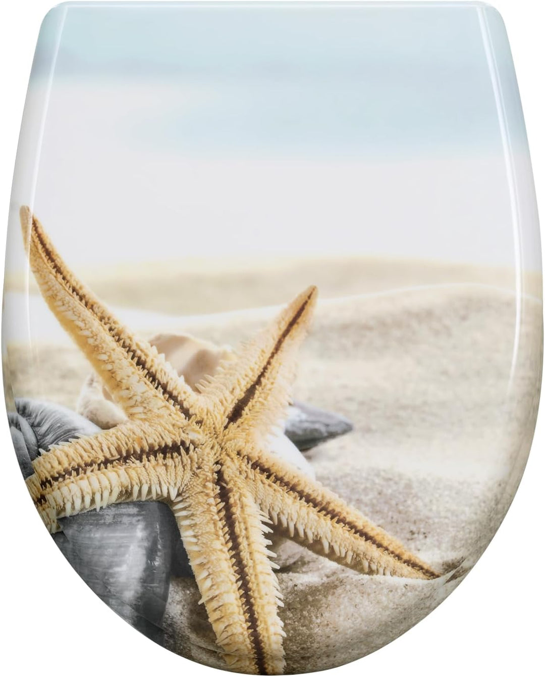 WOLTU Toilettendeckel mit Absenkautomatik Klodeckel WC Sitz Softclose antibakterielle Klobrille mit