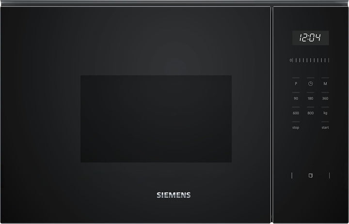 Siemens BF525LMB1 iQ500, Einbau-Mikrowelle, 59 x 38 cm, 800W, 20L Garraum Edelstahl, 25,5 cm Drehtel