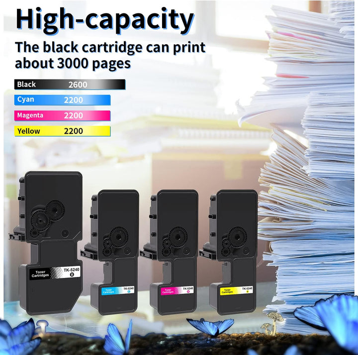 LOSMANN TK-5230 Schwarz Tonerkartusche Kompatibel für Kyocera TK5230K TK5220K für Kyocera Ecosys P50