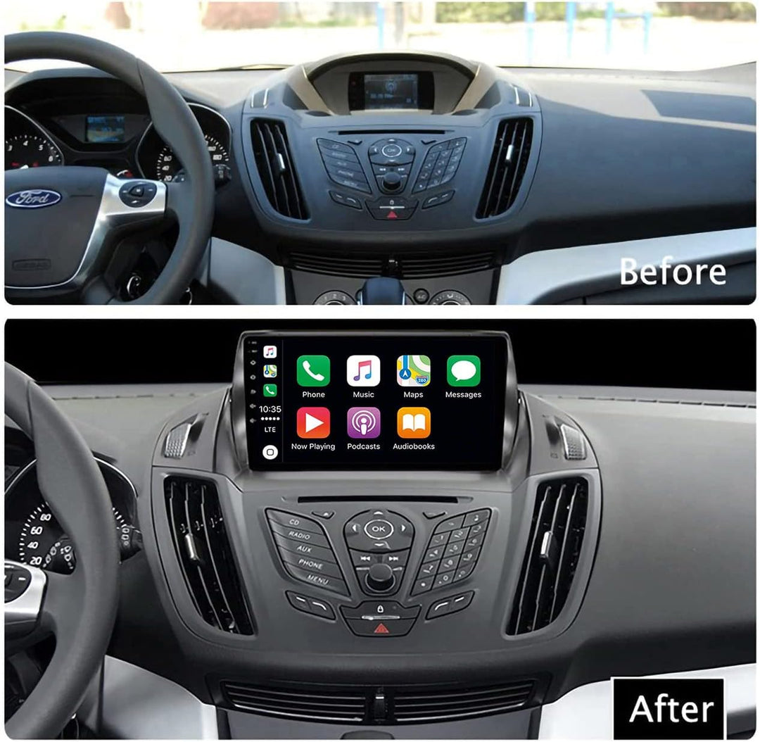 YUNTX Android 10 Autoradio Fit für Ford Kuga (2013-2017) - 2G / 32G - GPS 2 Din - KOSTENLOSER Rückfa