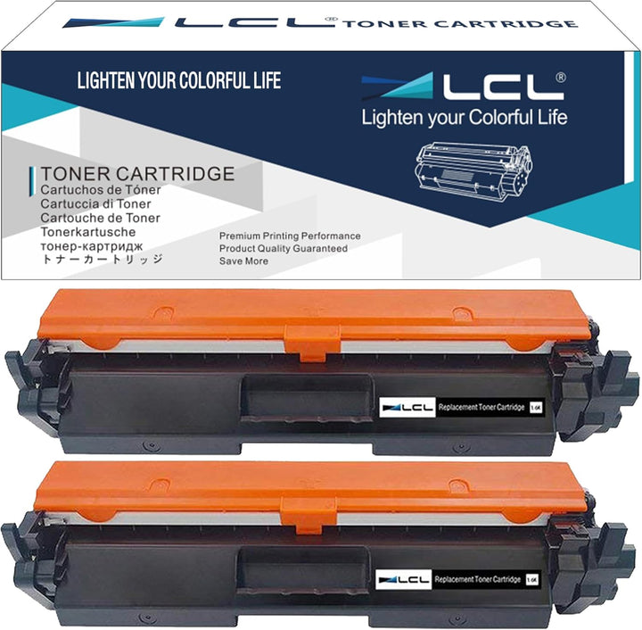 LCL Kompatibel Tonerkartusche 30A CF230A 20A CF220A (2 Schwarz) Ersatz für HP Laserjet Pro M203dn 20