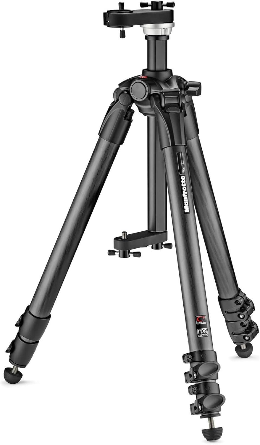 Manfrotto Virtual Reality Carbon Stativ mit 3 Segmenten VR Carbon Stativ, VR Carbon Stativ