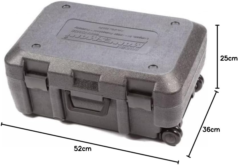 Brüder Mannesmann M29070 Fahrbarer Werkzeugkoffer, 122-teilig, Schwarz