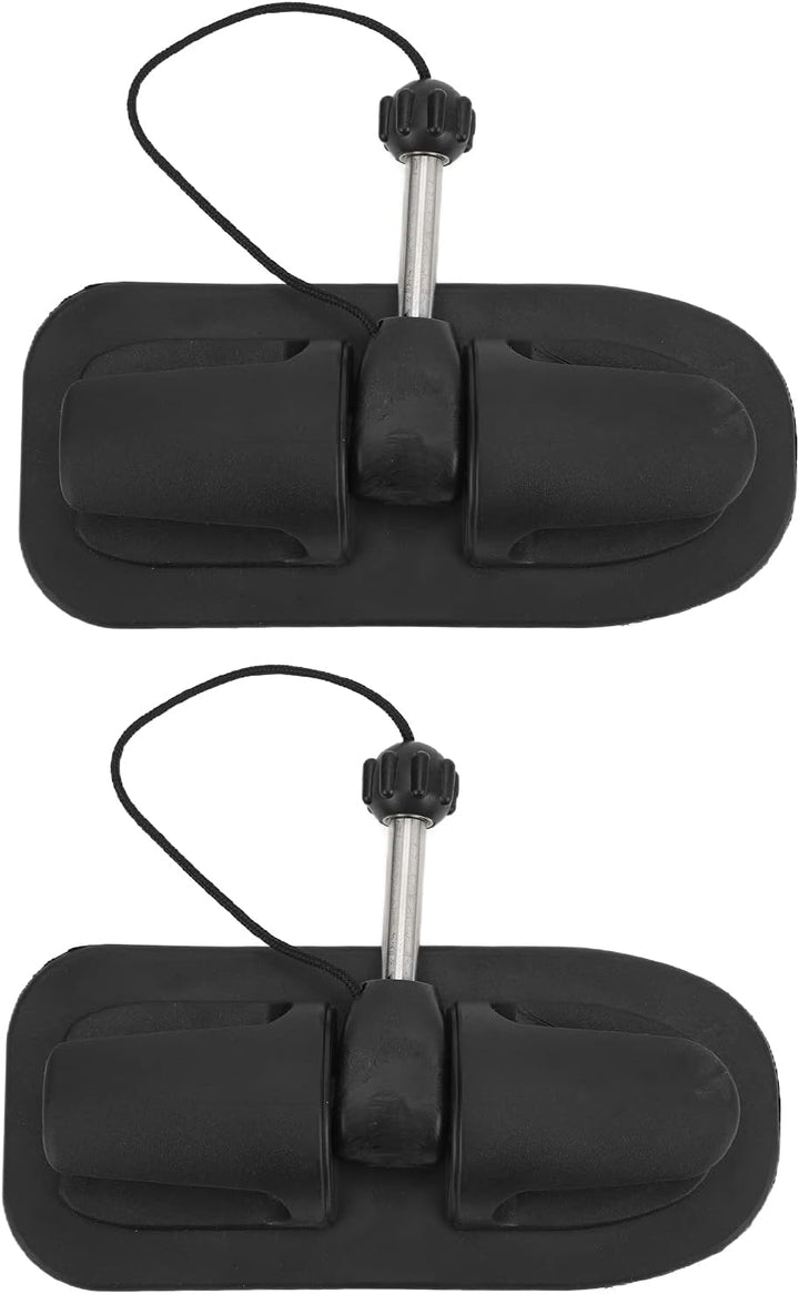 Aramox 1 Paar Ruderhalter Paddle Keeper Lock Support Schwarz Universal für Schlauchboot Kajak Kanu B