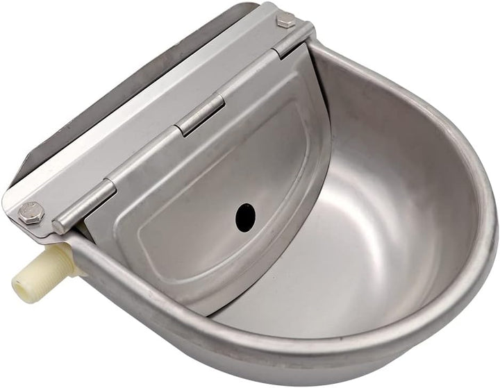 MUALROUS Tränkebecken für Rinder Automatische Waterer Bowl Edelstahl Rindertränke Wassertränke Pferd