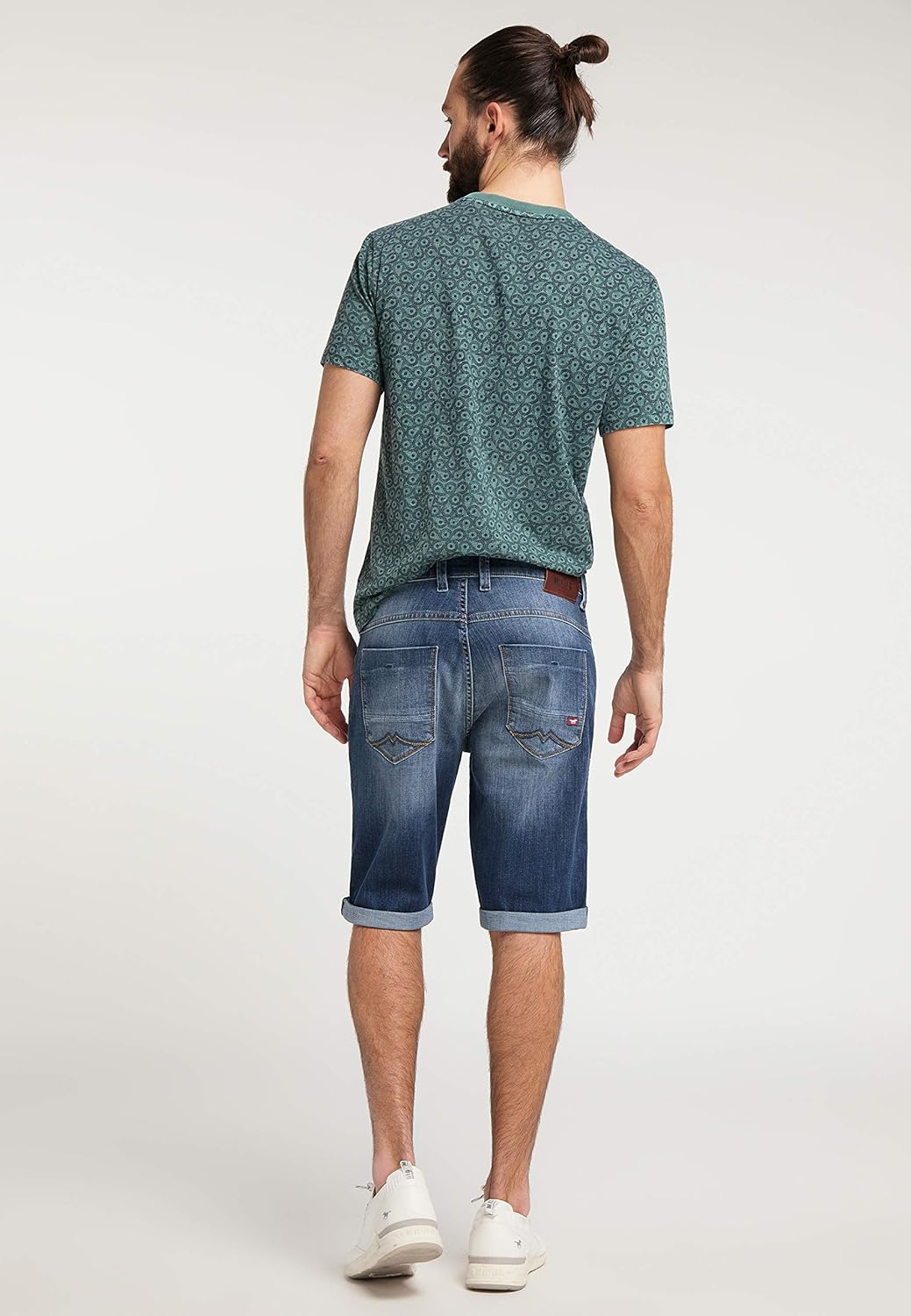 MUSTANG Herren Regular Fit Denim Bermuda Jeans