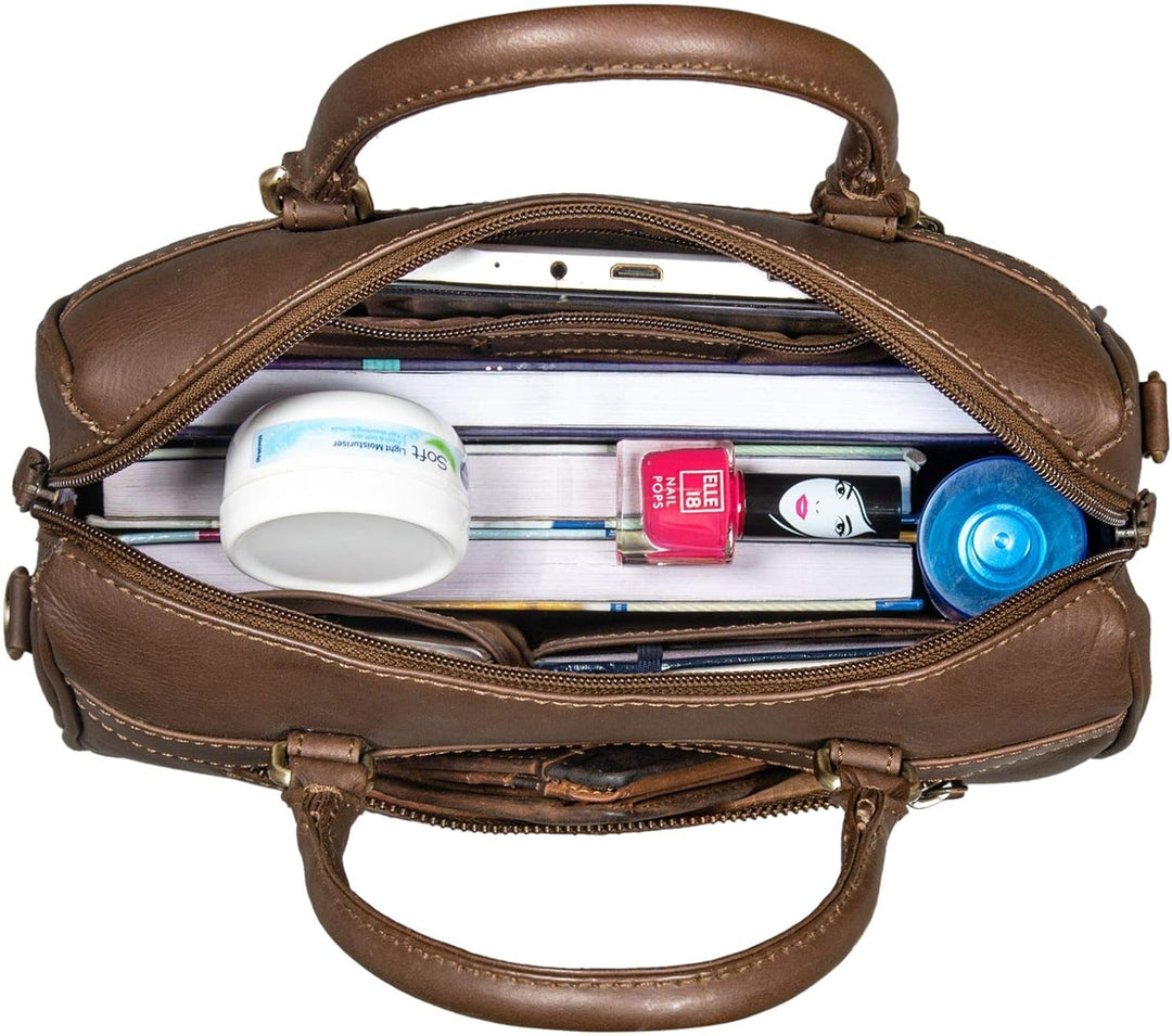 STILORD 'Cassandra' Leder Handtasche Damen Fashion-Tasche Ledertasche Henkeltasche Umhängetasche und