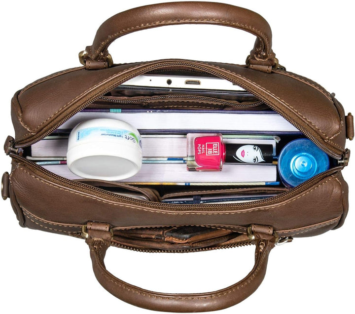 STILORD 'Cassandra' Leder Handtasche Damen Fashion-Tasche Ledertasche Henkeltasche Umhängetasche und