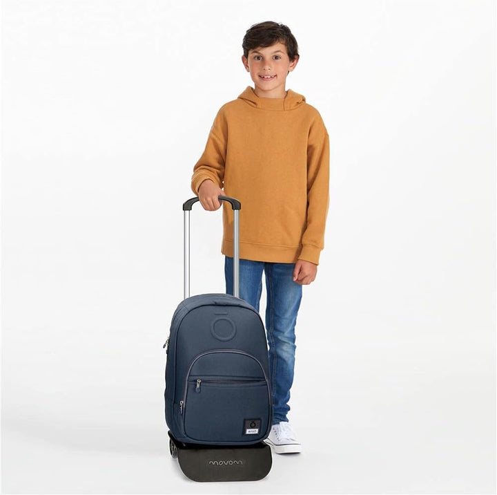 Enso Basic Rucksack mit Trolley Blau 32x46x15 cms Polyester für 15,6"-Laptop 22.1L Blau Rucksack + T