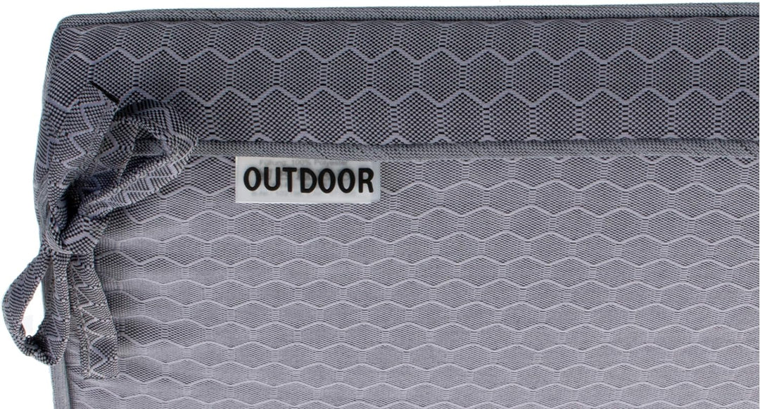 Brandsseller Outdoor Garten Sitzkissen Auflagen Kissen mit Paspel - Waben-Optik - Schmutz- und Wasse