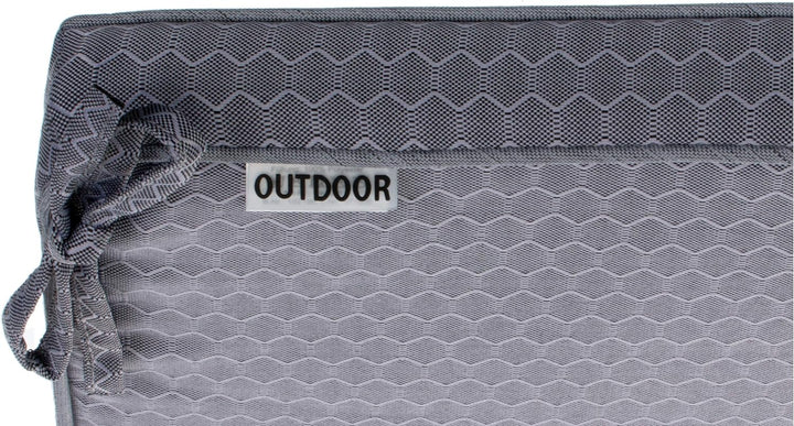 Brandsseller Outdoor Garten Sitzkissen Auflagen Kissen mit Paspel - Waben-Optik - Schmutz- und Wasse