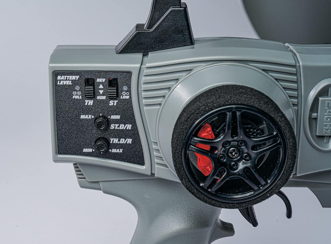 Carson 500500105 Reflex Wheel X1 2.4G grau - KIT kompatibel, Modellbau, Zubehör, Empfänger, RC Funke