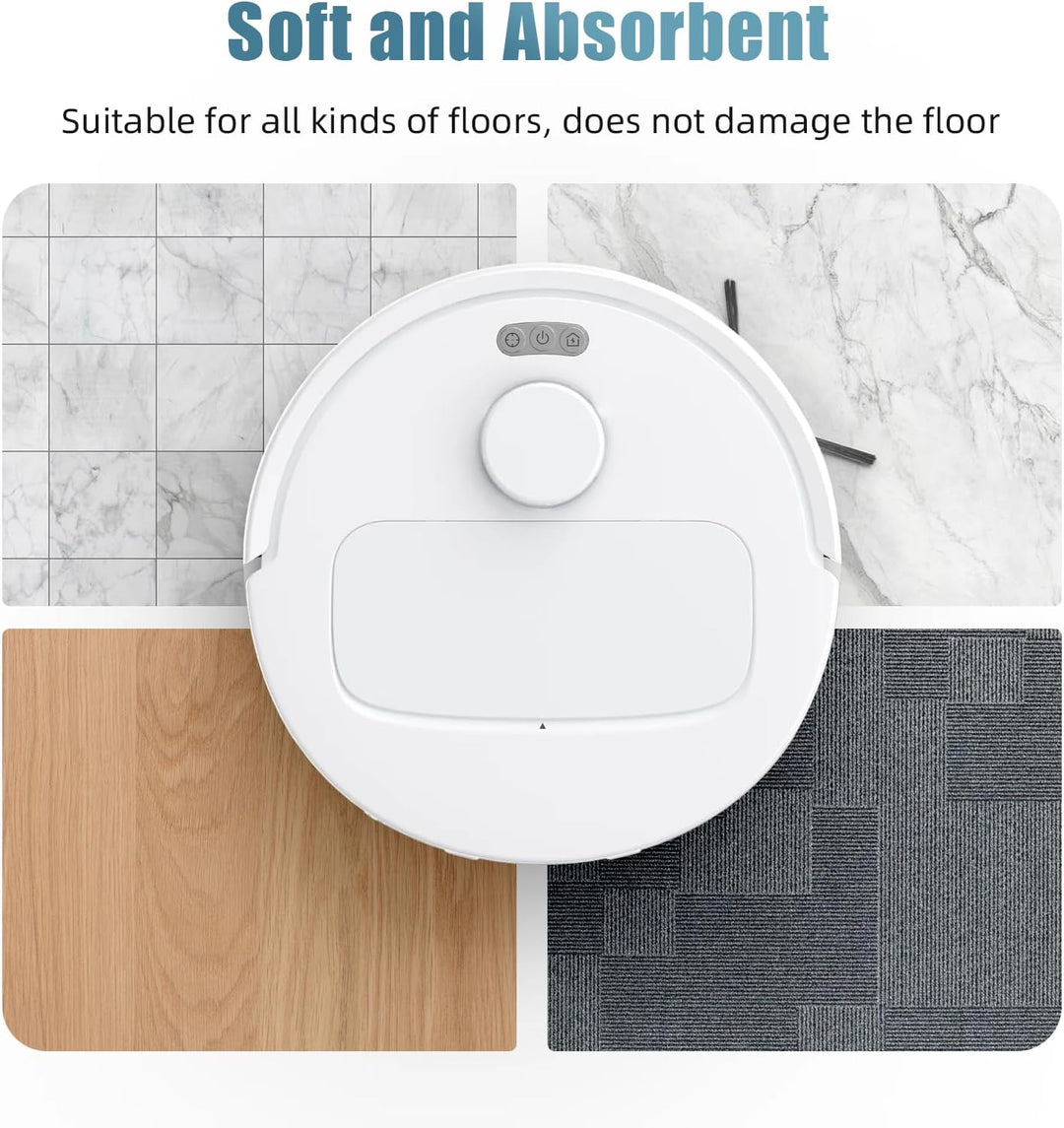 8 Stück Wischtücher Ersatzteile für ECOVACS DEEBOT T30 Pro Omni/T30 OMNI/T30S/T30 Pro/T30S Combo Com